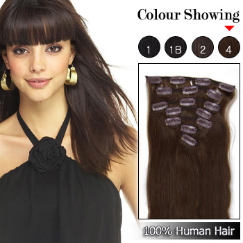 Clips-in Remy Human Hair Extensions #4